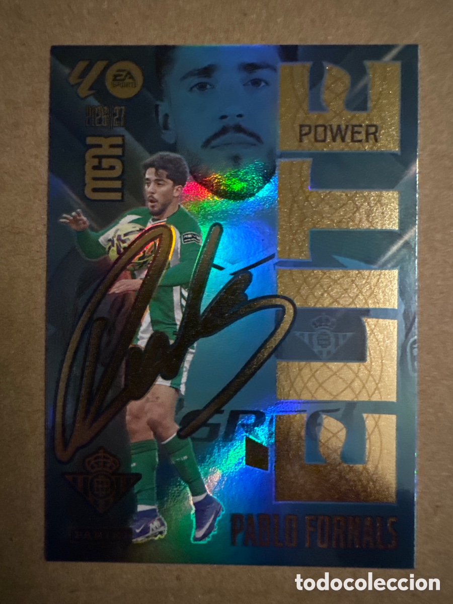 Cromos de f&uacute;tbol: # P 14 14P Pablo Fornals Real Betis ELITE POWER Megacracks 26 27 2026 2027