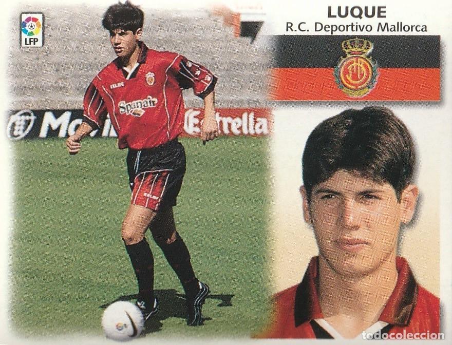 Cromos de f&uacute;tbol: ESTE 99-00. BAJA LUQUE. NUNCA PEGADO.