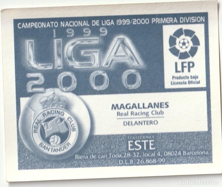 Cromos de f&uacute;tbol: ESTE 99-00. BAJA MAGALLANES. NUNCA PEGADO. - Foto 2