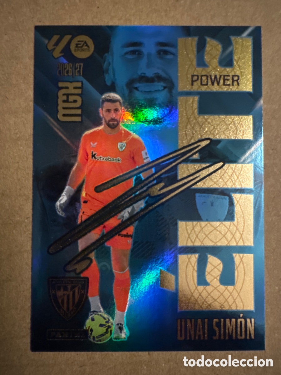 Cromos de f&uacute;tbol: # P 17 17P Unai Sim&oacute;n Athletic Club Bilbao ELITE POWER Megacracks 26 27 2026 2027