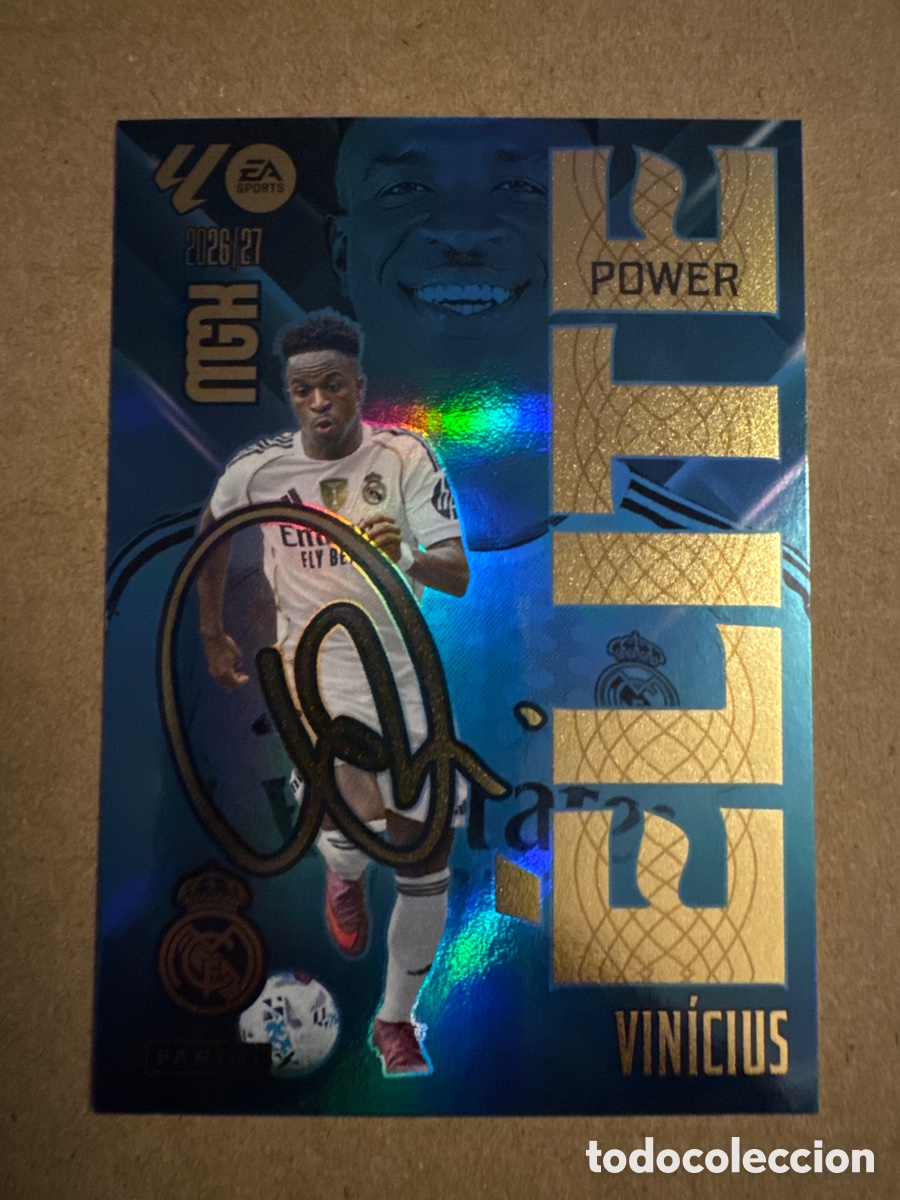 Cromos de f&uacute;tbol: # P 18 18P Vinicius Real Madrid ELITE POWER Megacracks 26 27 2026 2027
