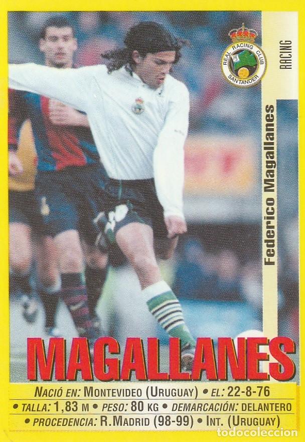 Cromos de f&uacute;tbol: PANINI 99-00. BAJA MAGALLANES. NUNCA PEGADO.