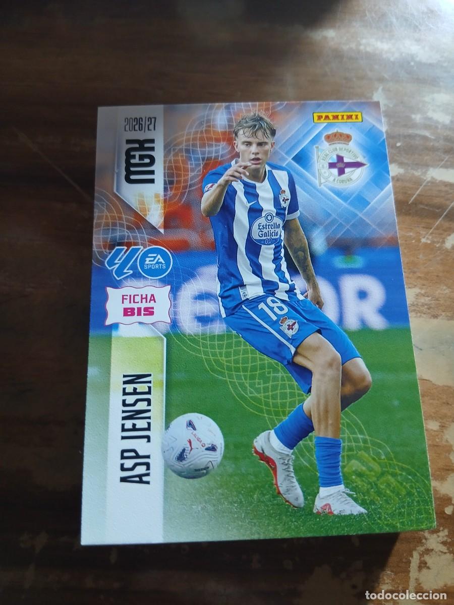 Cromos de f&uacute;tbol: CARD MEGACRACKS TEMPORADA 26/27: FICHA BIS ASP JENSEN, N&deg; 140 BIS