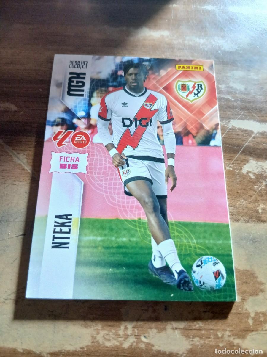 Cromos de f&uacute;tbol: CARD MEGACRACKS TEMPORADA 26/27: FICHA BIS NTEKA, N&deg; 297 BIS