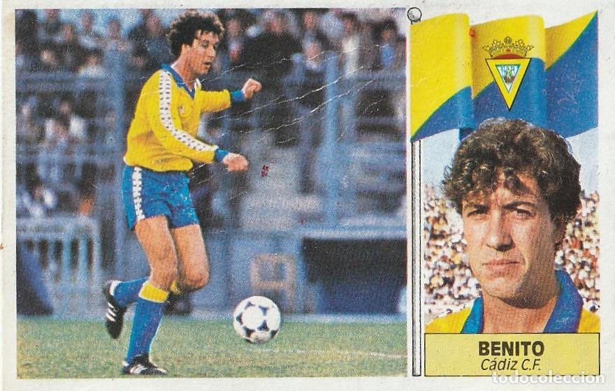 Cromos de f&uacute;tbol: ESTE 86-87. BENITO. RECUPERADO DE &Aacute;LBUM.