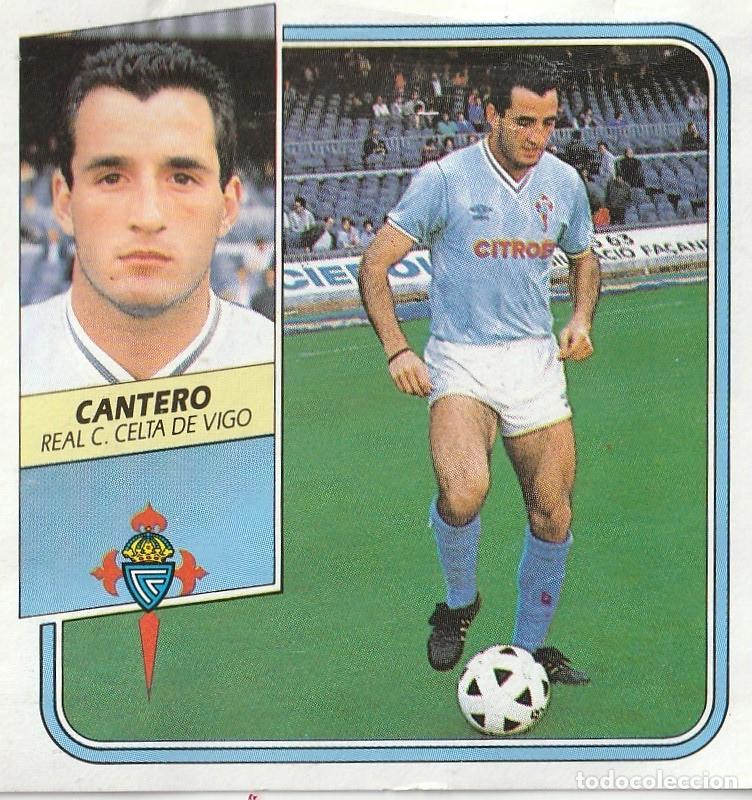 Cromos de f&uacute;tbol: ESTE 89-90. CANTERO. RECUPERADO DE &Aacute;LBUM.