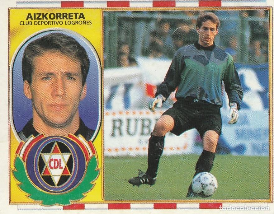 Cromos de f&uacute;tbol: ESTE 96-97. COLOCA AIZKORRETA. NUNCA PEGADO.