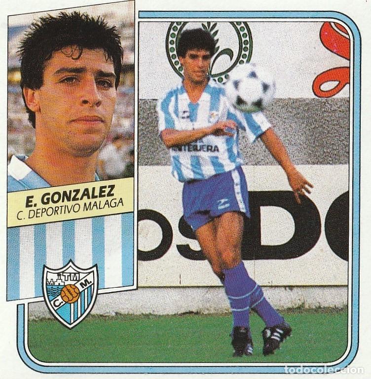 Cromos de f&uacute;tbol: ESTE 89-90. COLOCA ESTEBAN GONZ&Aacute;LEZ. RECUPERADO DE &Aacute;LBUM.