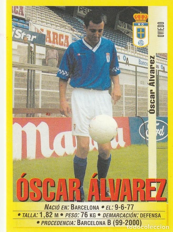 Cromos de f&uacute;tbol: PANINI 99-00. COLOCA &Oacute;SCAR &Aacute;LVAREZ. NUNCA PEGADO.