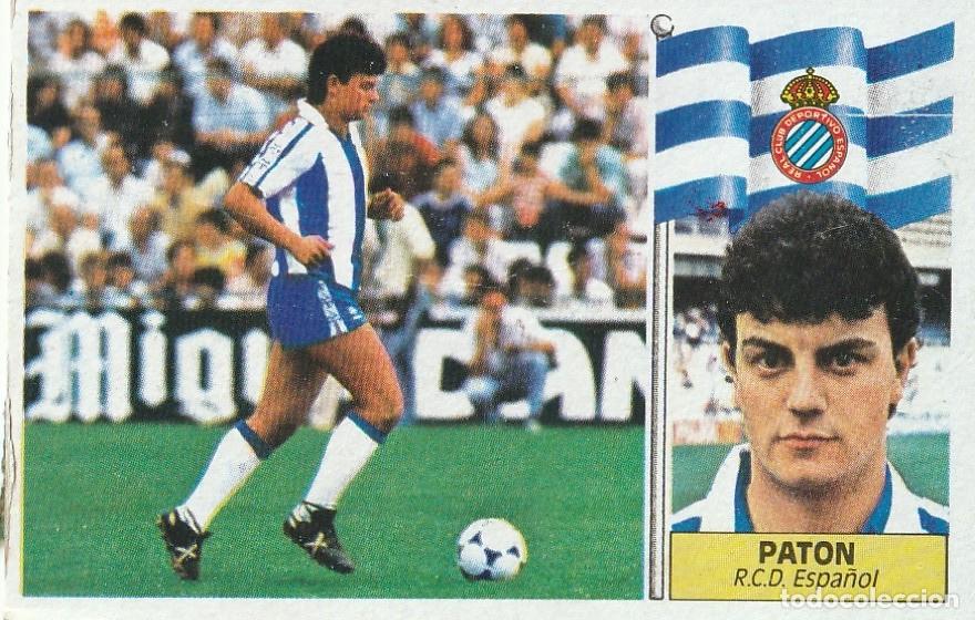 Cromos de f&uacute;tbol: ESTE 86-87. COLOCA PAT&Oacute;N. RECUPERADO DE &Aacute;LBUM.