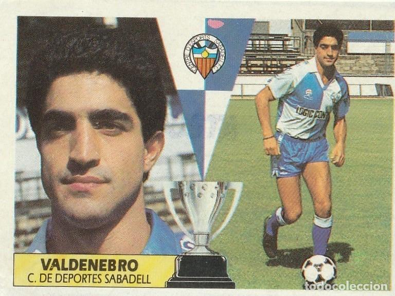 Cromos de f&uacute;tbol: ESTE 87-88. COLOCA VALDENEBRO. RECUPERADO DE &Aacute;LBUM.