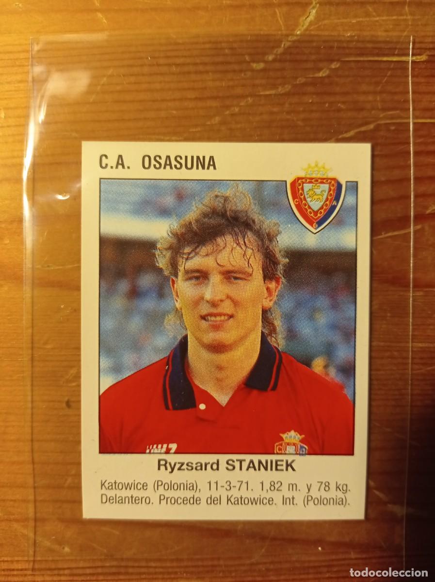 Cromos de f&uacute;tbol: Staniek Osasuna - Panini 93 94 Ultimas incorporaciones
