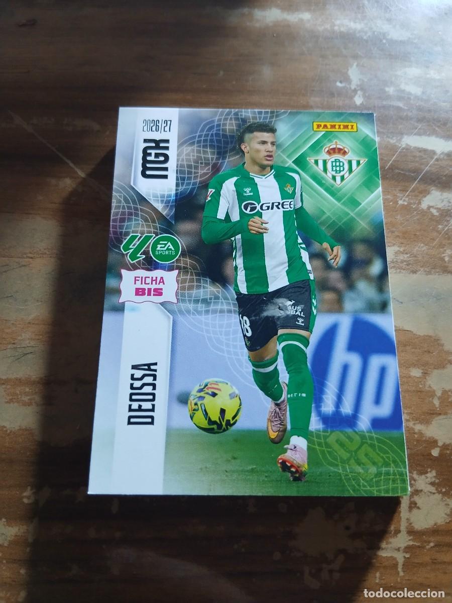 Cromos de f&uacute;tbol: CARD MEGACRACKS TEMPORADA 26/27: FICHA BIS DEOSSA, N&deg; 100 BIS