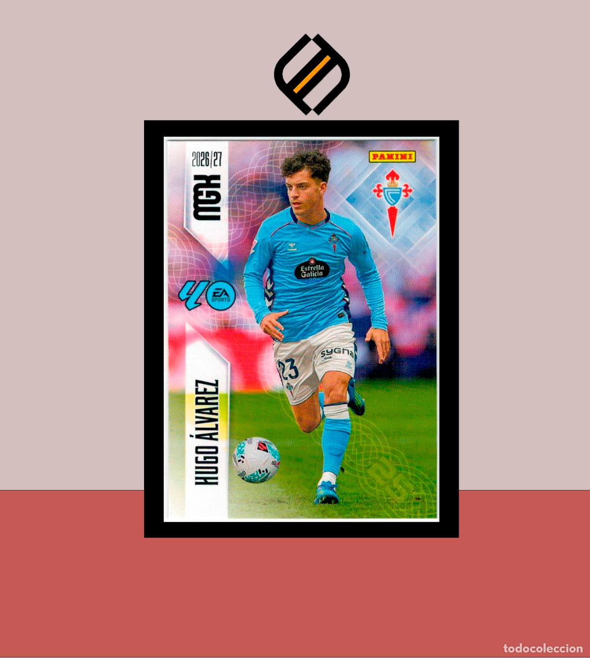 Cromos de f&uacute;tbol: MEGACRACKS 2026 2027 26 27 PANINI N&ordm; 120 HUGO &Aacute;LVAREZ CELTA DE VIGO COLECCI&Oacute;N ALB&Uacute;M MGK