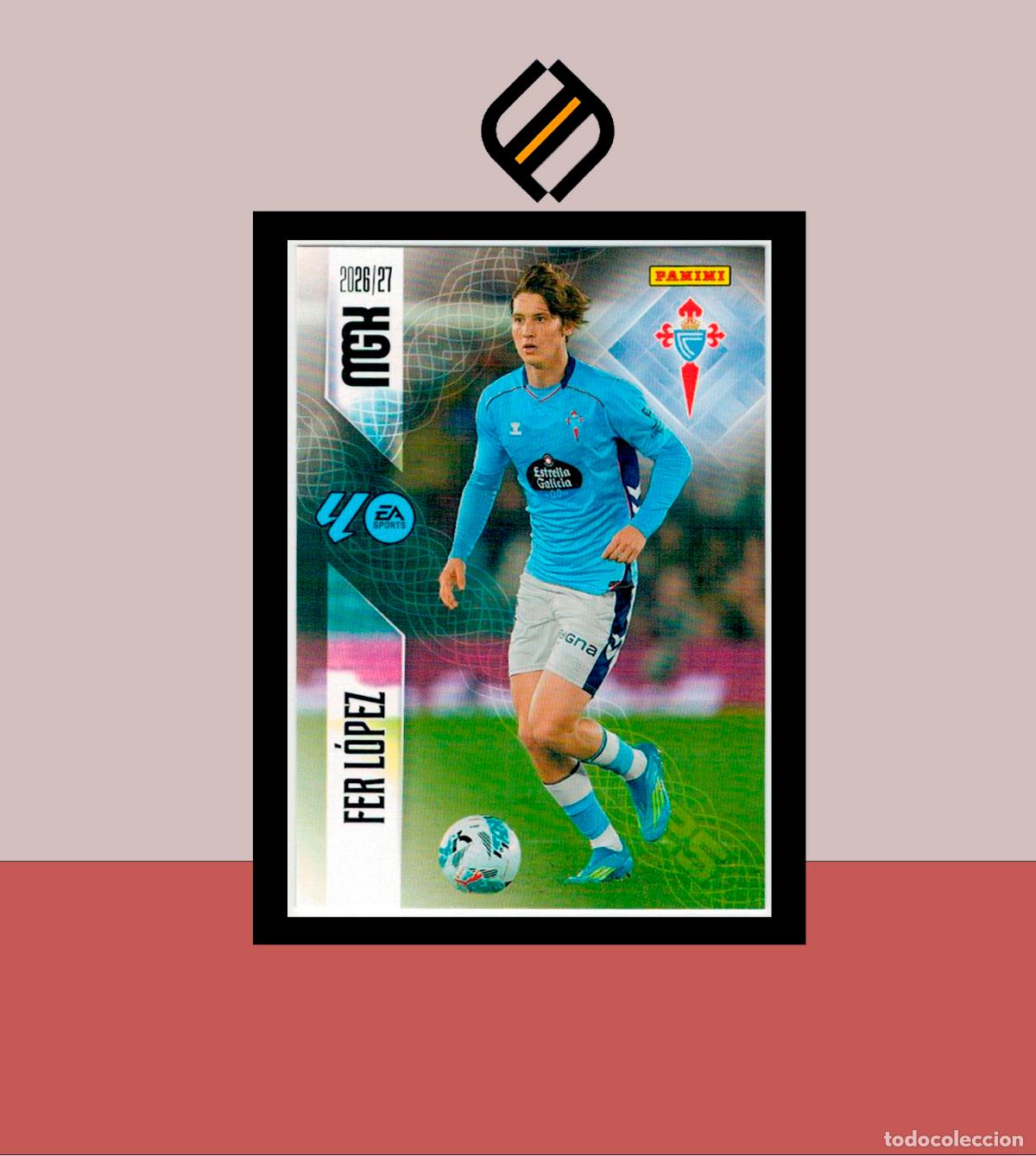 Cromos de f&uacute;tbol: MEGACRACKS 2026 2027 26 27 PANINI N&ordm; 121 FER L&Oacute;PEZ CELTA DE VIGO COLECCI&Oacute;N ALB&Uacute;M MGK