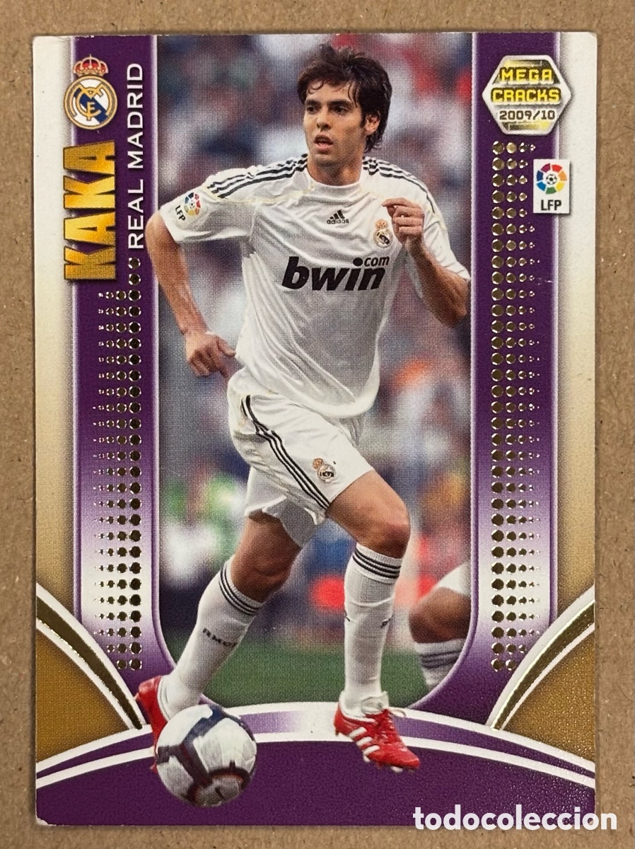 Kaka (Real Madrid). Carta Serie Oro Panini Megacracks Mgk 2009/10. #140