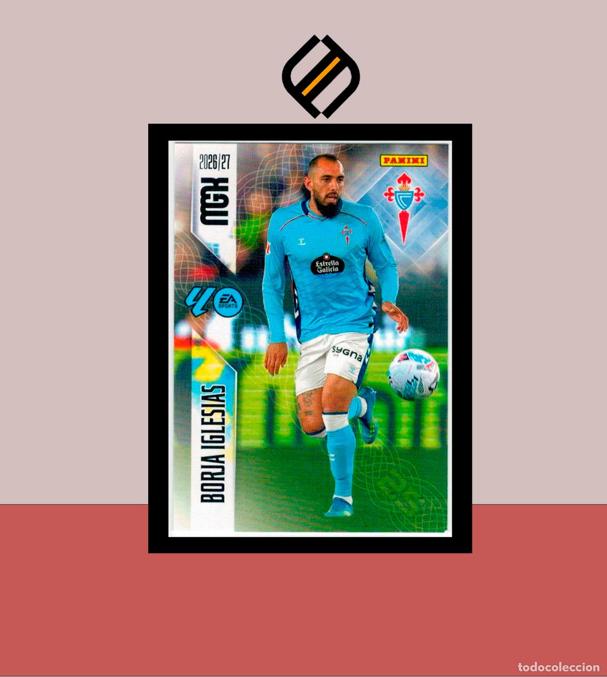 Cromos de f&uacute;tbol: MEGACRACKS 2026 2027 26 27 PANINI N&ordm; 125 BORJA IGLESIAS CELTA DE VIGO COLECCI&Oacute;N ALB&Uacute;M MGK