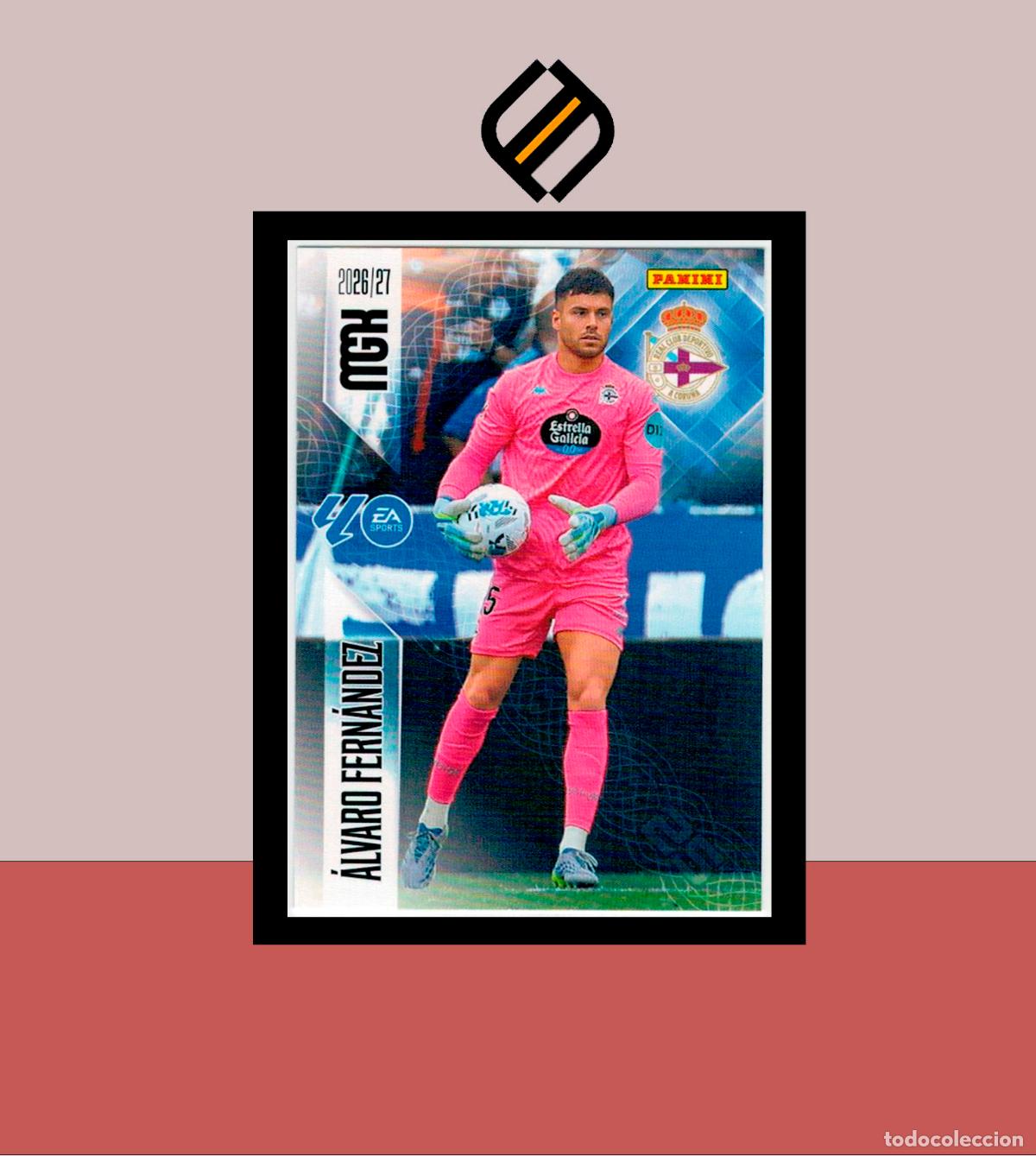 Cromos de f&uacute;tbol: MEGACRACKS 2026 2027 26 27 PANINI N&ordm; 128 &Aacute;LVARO FERN&Aacute;NDEZ DEPORTIVO CORU&Ntilde;A COLECCI&Oacute;N ALB&Uacute;M MGK
