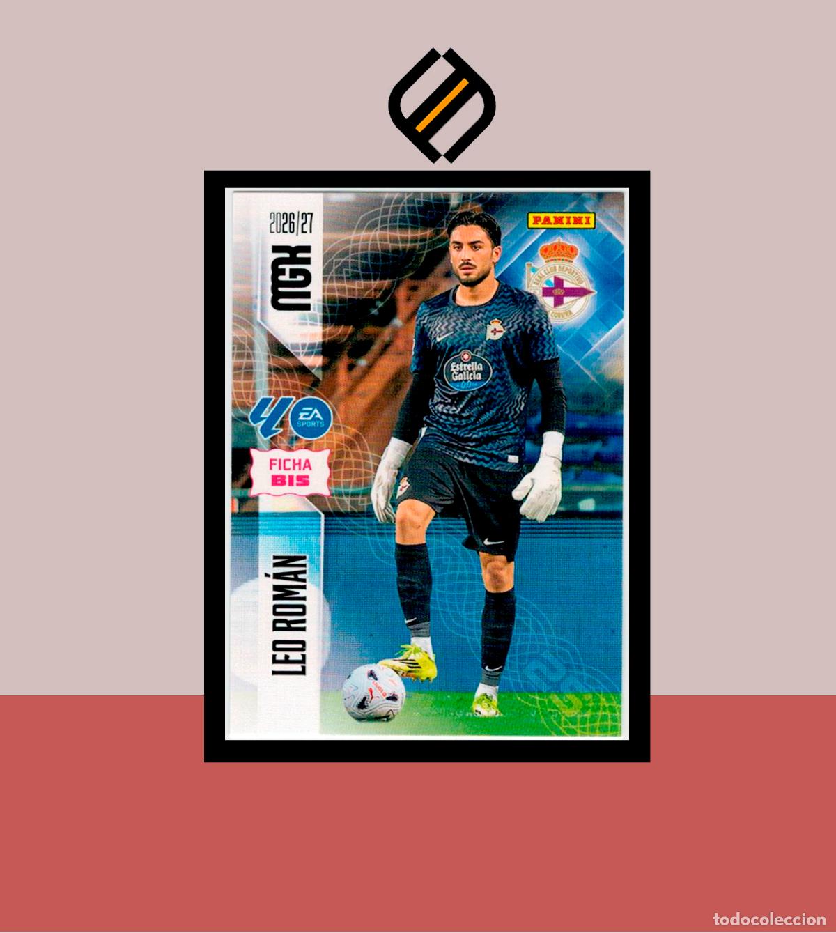 Cromos de f&uacute;tbol: MEGACRACKS 2026 2027 26 27 PANINI N&ordm; 129 BIS LEO ROM&Aacute;N COLOCA DEPORTIVO CORU&Ntilde;A COLECCI&Oacute;N 2 ED MGK