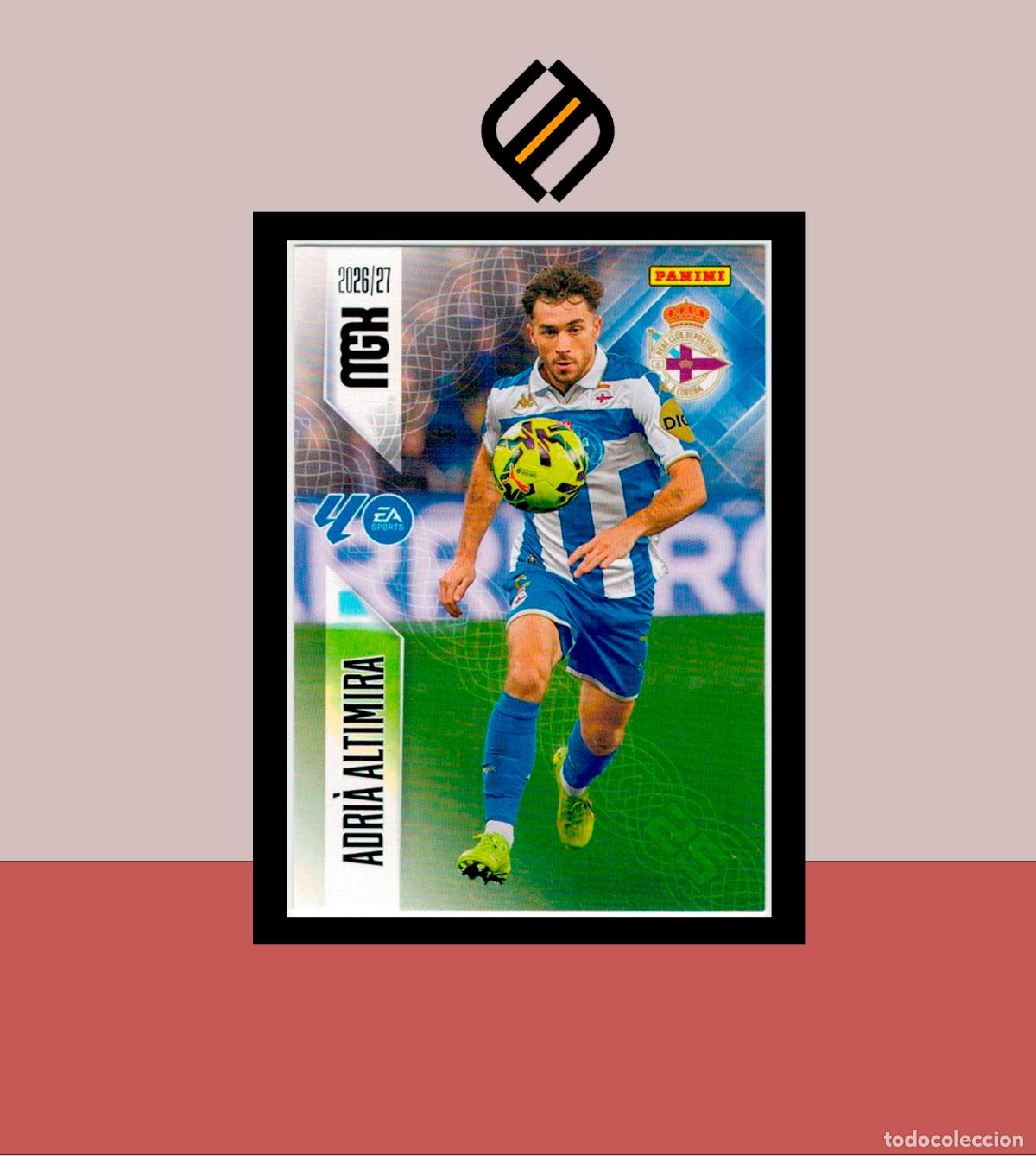 Cromos de f&uacute;tbol: MEGACRACKS 2026 2027 26 27 PANINI N&ordm; 130 ADRI&Aacute; ALTIMIRA DEPORTIVO CORU&Ntilde;A COLECCI&Oacute;N ALB&Uacute;M MGK