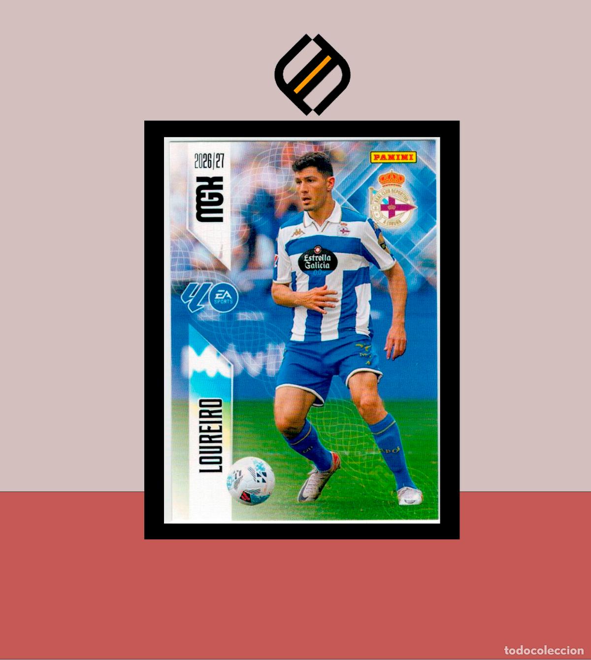 Cromos de f&uacute;tbol: MEGACRACKS 2026 2027 26 27 PANINI N&ordm; 131 LOUREIRO DEPORTIVO CORU&Ntilde;A COLECCI&Oacute;N ALB&Uacute;M MGK