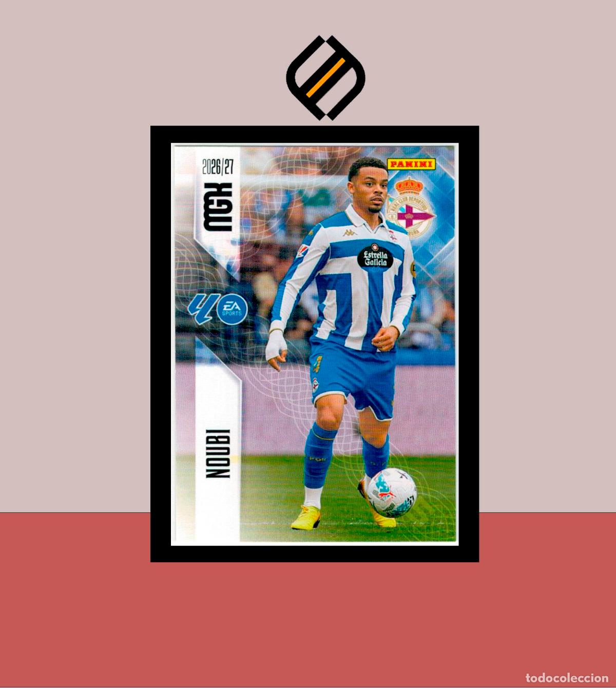 Cromos de f&uacute;tbol: MEGACRACKS 2026 2027 26 27 PANINI N&ordm; 132 NOUBI DEPORTIVO CORU&Ntilde;A COLECCI&Oacute;N ALB&Uacute;M MGK