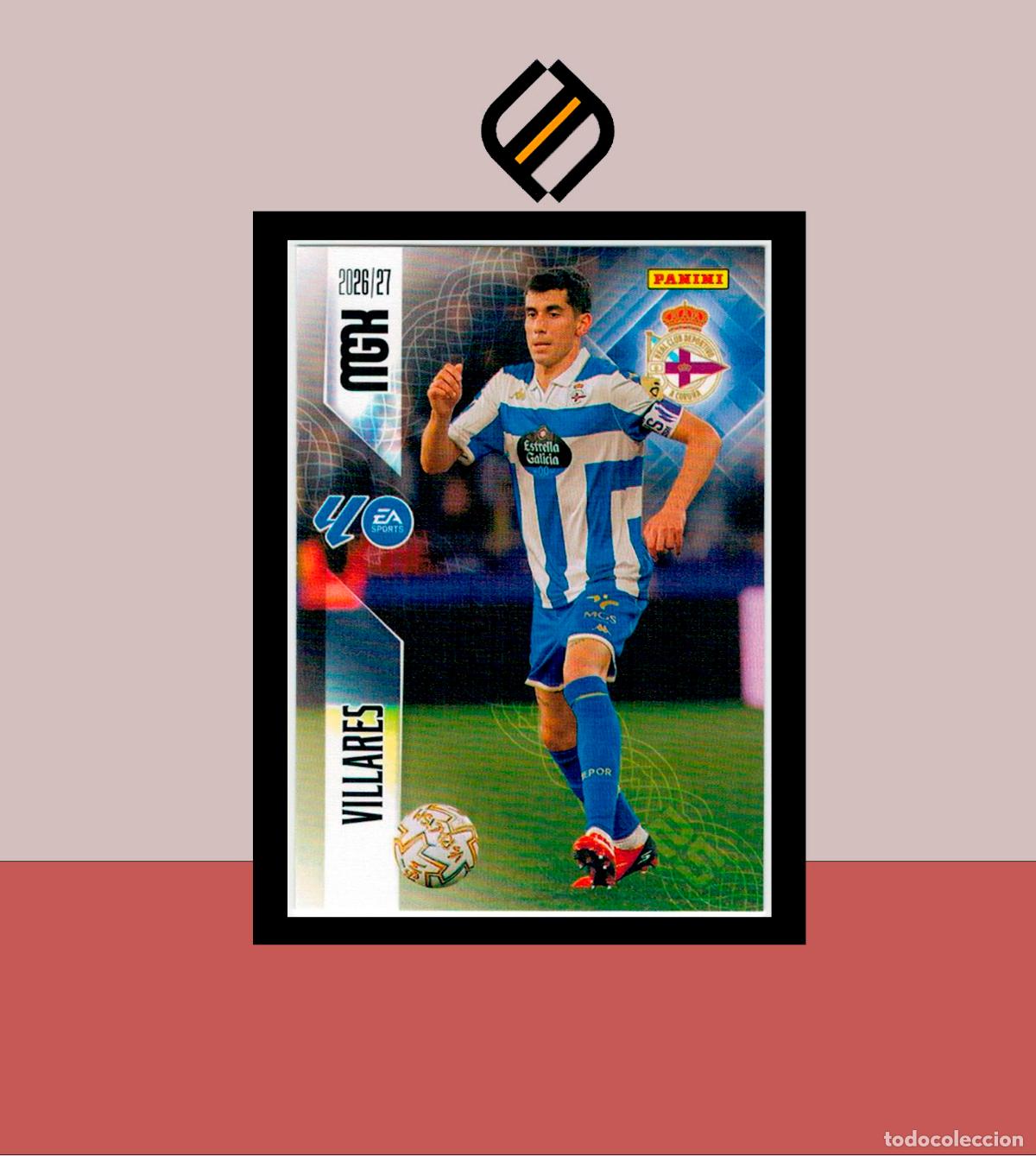 Cromos de f&uacute;tbol: MEGACRACKS 2026 2027 26 27 PANINI N&ordm; 136 VILLARES DEPORTIVO CORU&Ntilde;A COLECCI&Oacute;N ALB&Uacute;M MGK