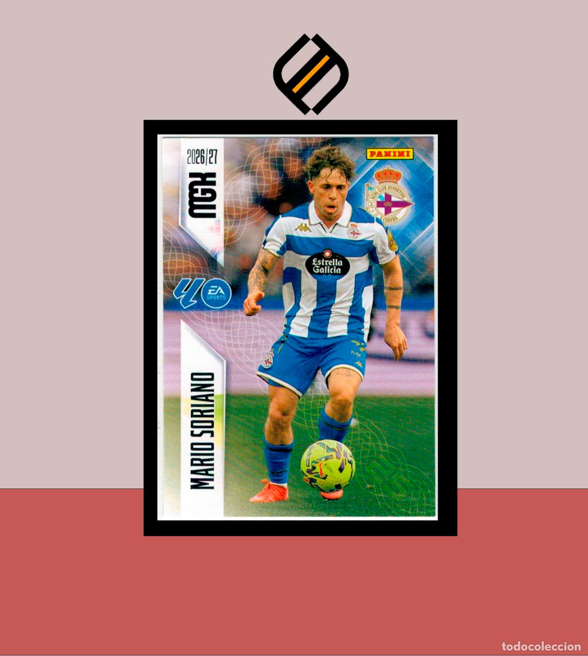 Cromos de f&uacute;tbol: MEGACRACKS 2026 2027 26 27 PANINI N&ordm; 138 MARIO SORIANO DEPORTIVO CORU&Ntilde;A COLECCI&Oacute;N ALB&Uacute;M MGK