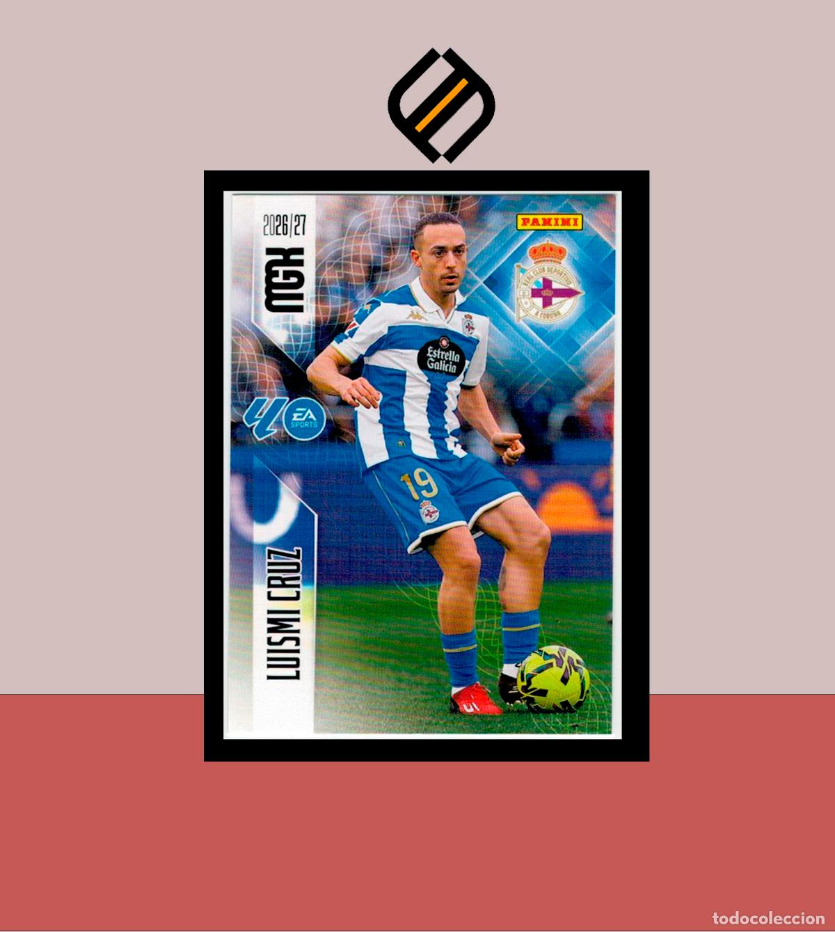 Cromos de f&uacute;tbol: MEGACRACKS 2026 2027 26 27 PANINI N&ordm; 140 LUISMI CRUZ DEPORTIVO CORU&Ntilde;A COLECCI&Oacute;N ALB&Uacute;M MGK