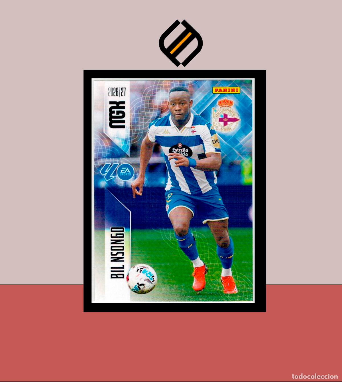 Cromos de f&uacute;tbol: MEGACRACKS 2026 2027 26 27 PANINI N&ordm; 144 BIL NSONGO DEPORTIVO CORU&Ntilde;A COLECCI&Oacute;N ALB&Uacute;M MGK