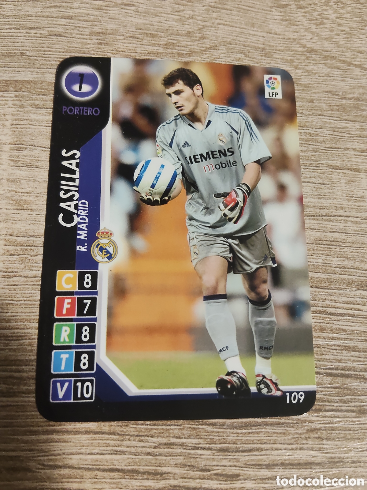 Cromos de f&uacute;tbol: Panini Derby Total liga 2004 2005 04 05 109 Casillas Real Madrid