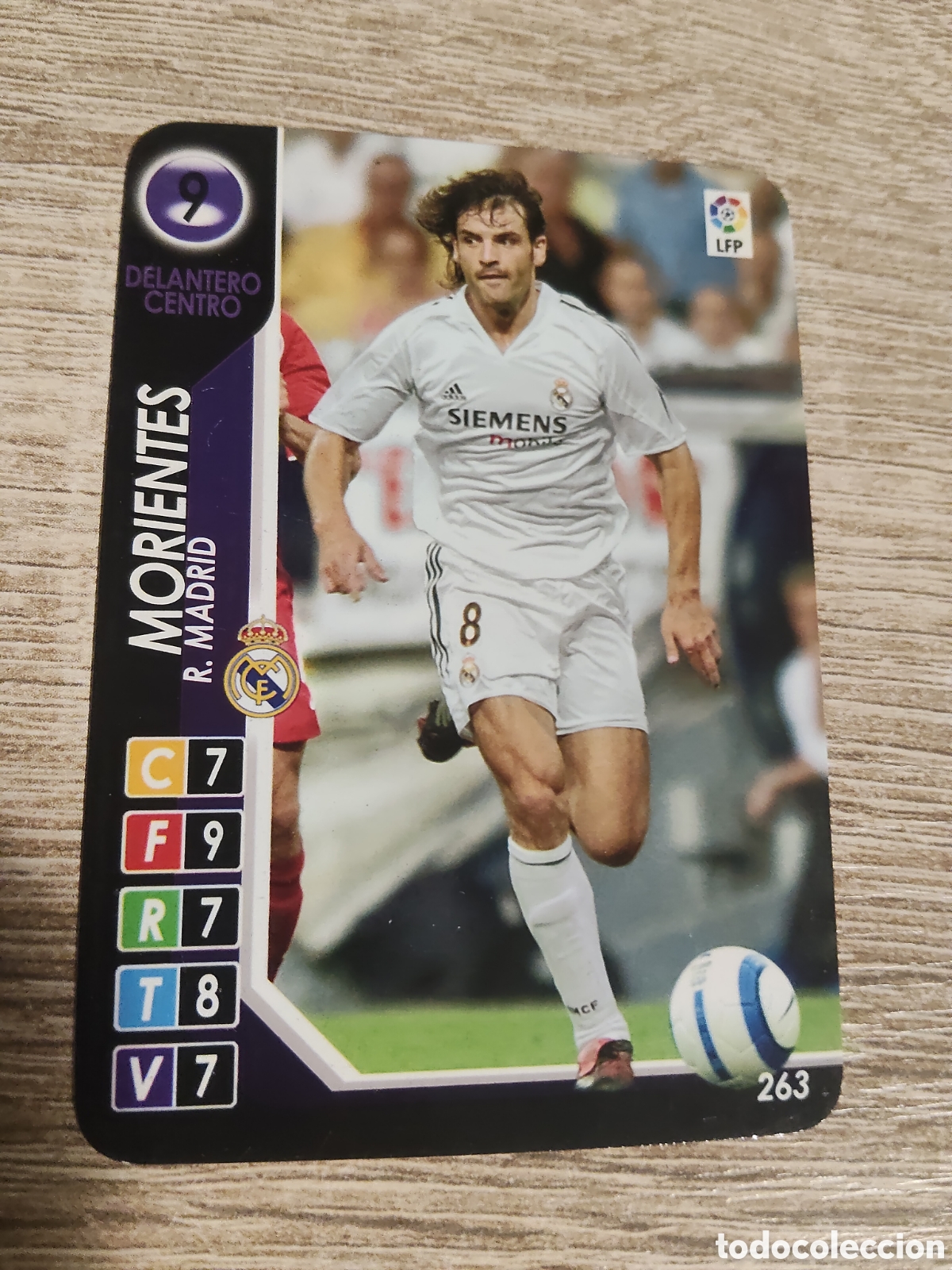Cromos de f&uacute;tbol: Panini Derby Total liga 2004 2005 04 05 263 Morientes Real Madrid