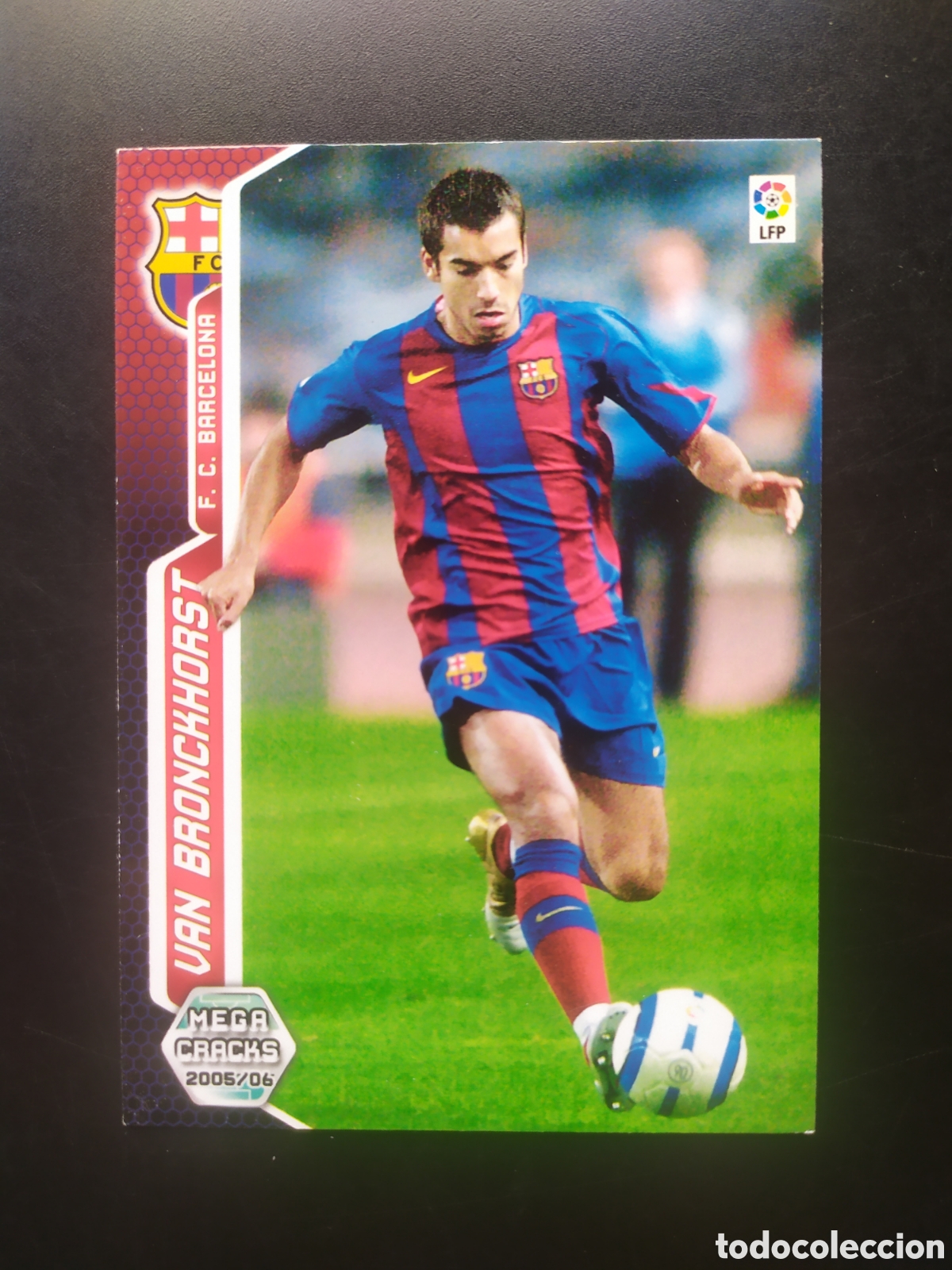 Cromos de f&uacute;tbol: Megacracks 2005 2006 05 06 panini Van Bronckhorst n&ordm; 60 Barcelona