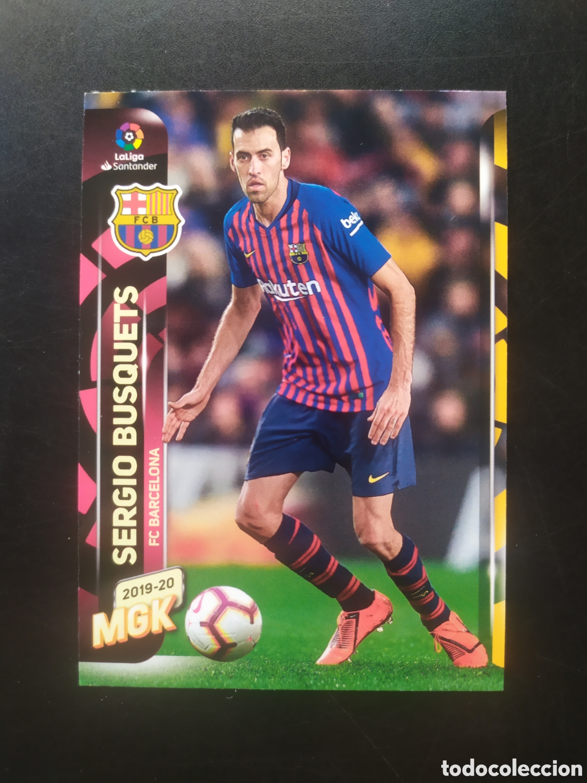 Cromos de f&uacute;tbol: Megacracks 2019 2020 19 20 panini Sergio Busquets n&deg; 64 Barcelona