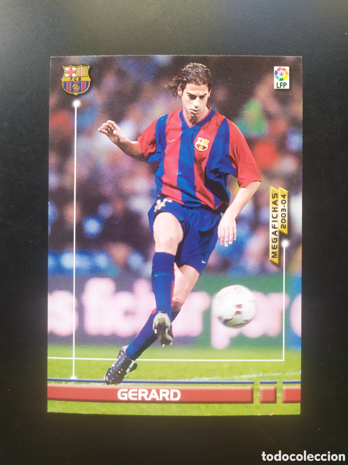 Cromos de f&uacute;tbol: Megafichas 2003 2004 03 04 panini Gerard n&deg; 64 Barcelona megacracks