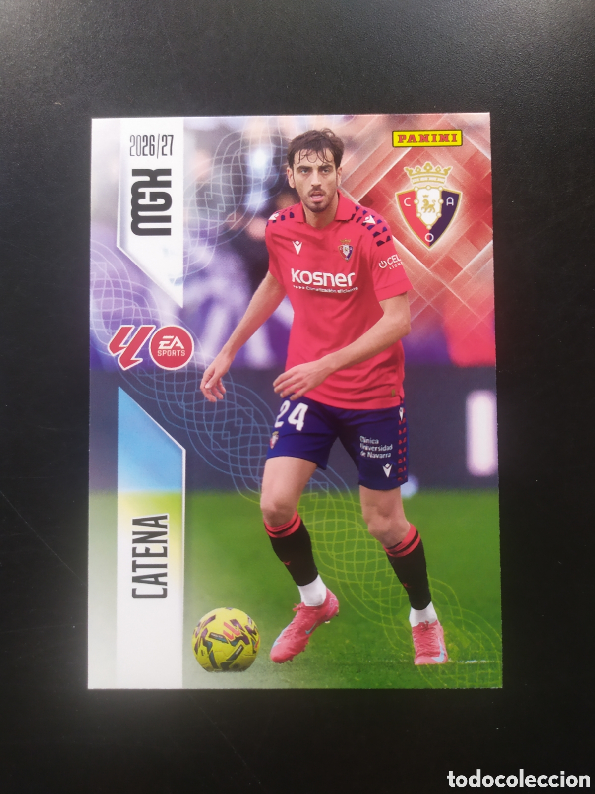 Cromos de f&uacute;tbol: Megacracks 2026 2027 26 27 panini Catena n&deg; 258 Osasuna
