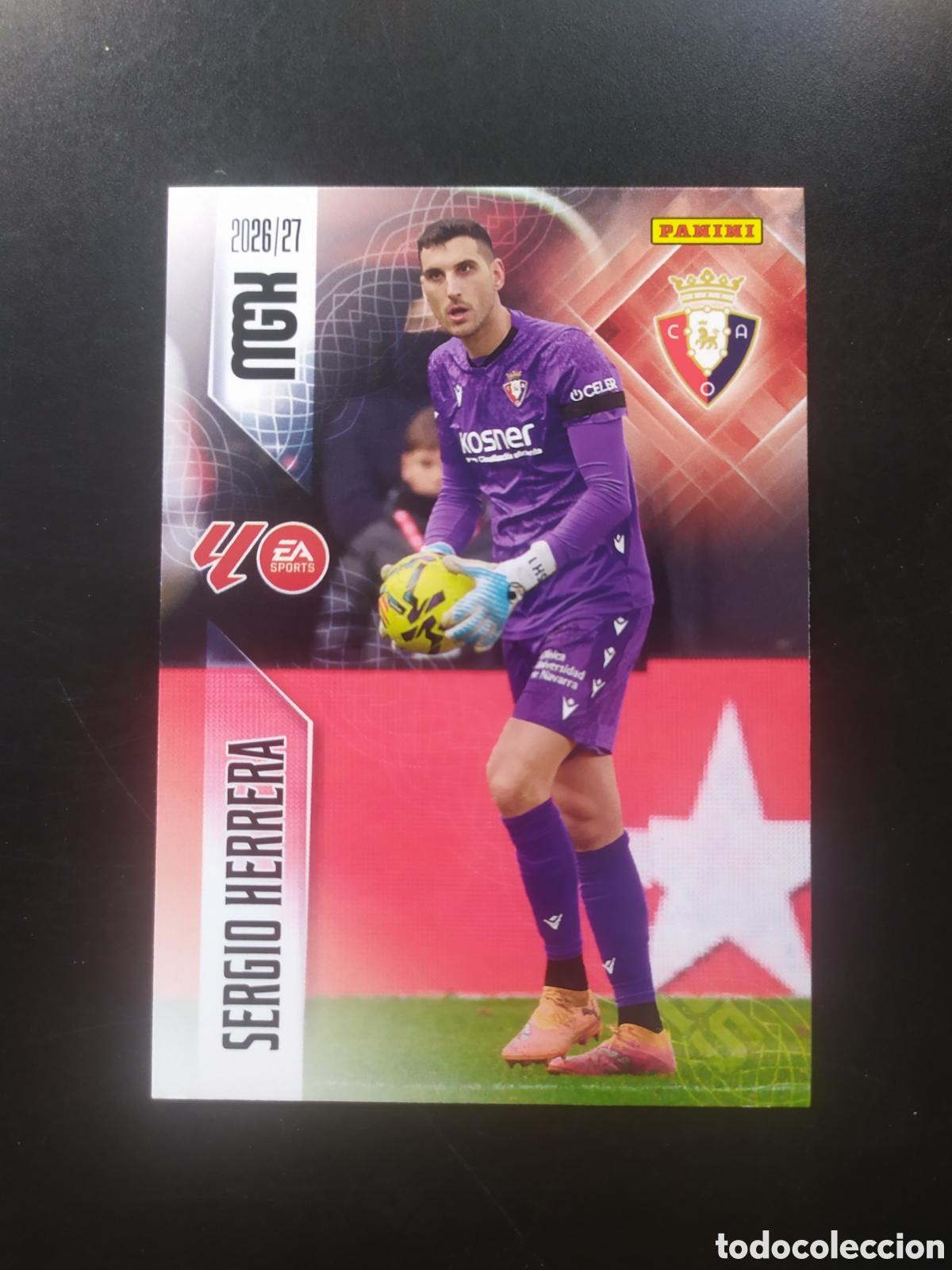 Cromos de f&uacute;tbol: Megacracks 2026 2027 26 27 panini Sergio Herrera n&deg; 254 Osasuna