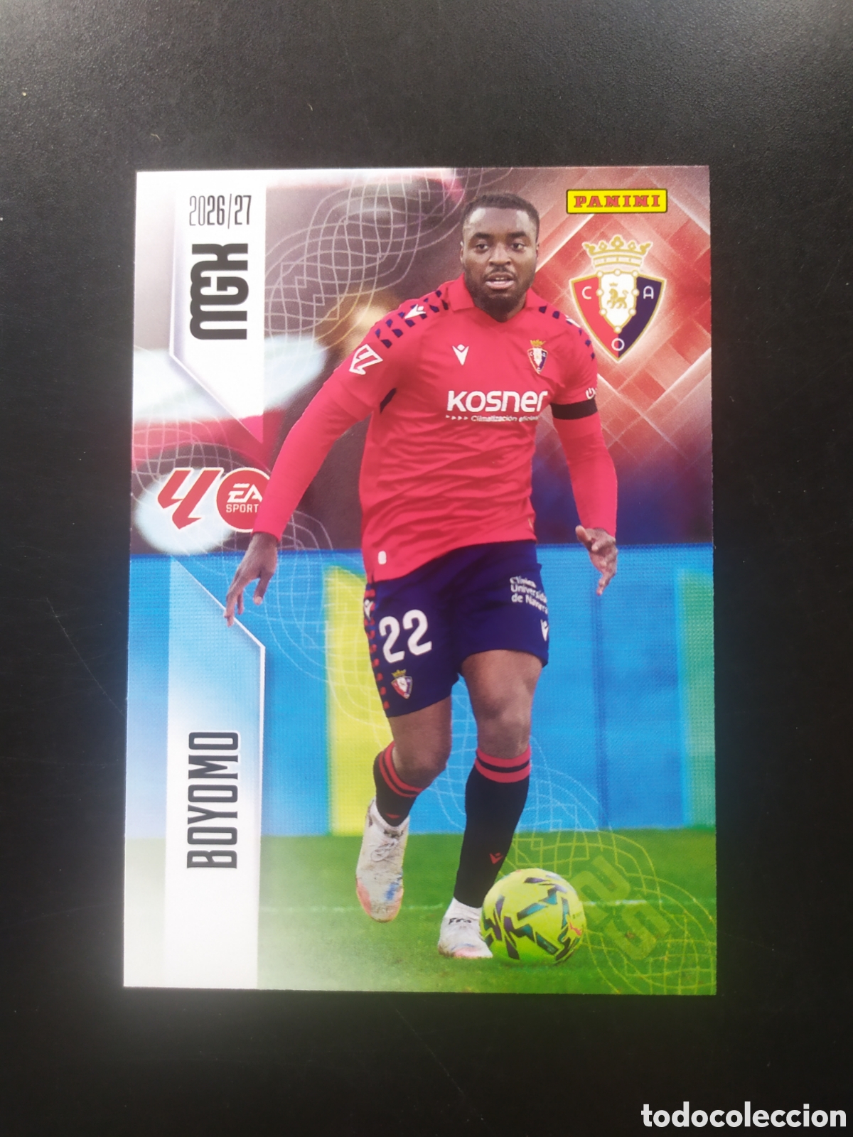 Cromos de f&uacute;tbol: Megacracks 2026 2027 26 27 panini Boyomo n&deg; 257 Osasuna