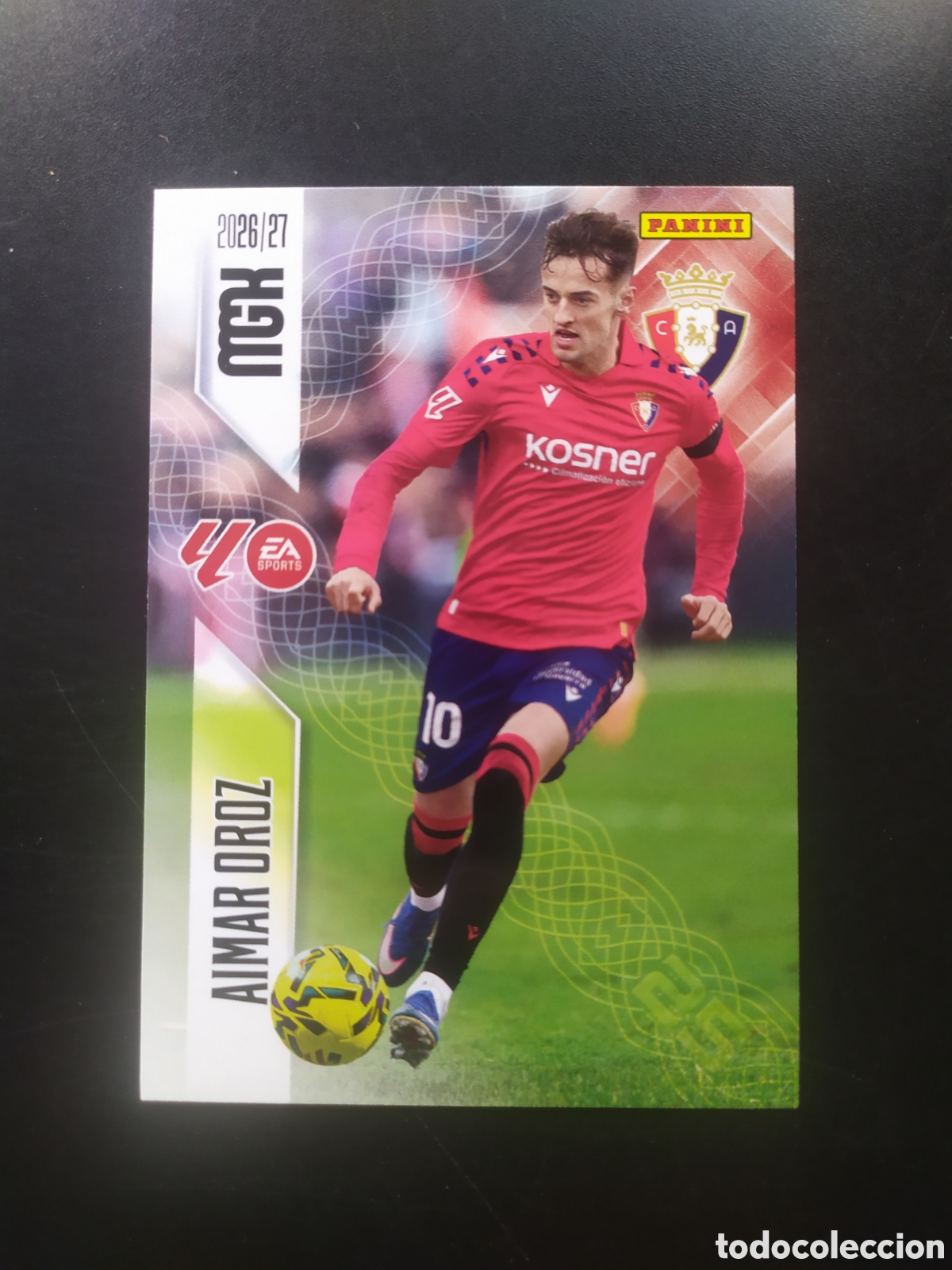 Cromos de f&uacute;tbol: Megacracks 2026 2027 26 27 panini Aimar Oroz n&deg; 266 Osasuna