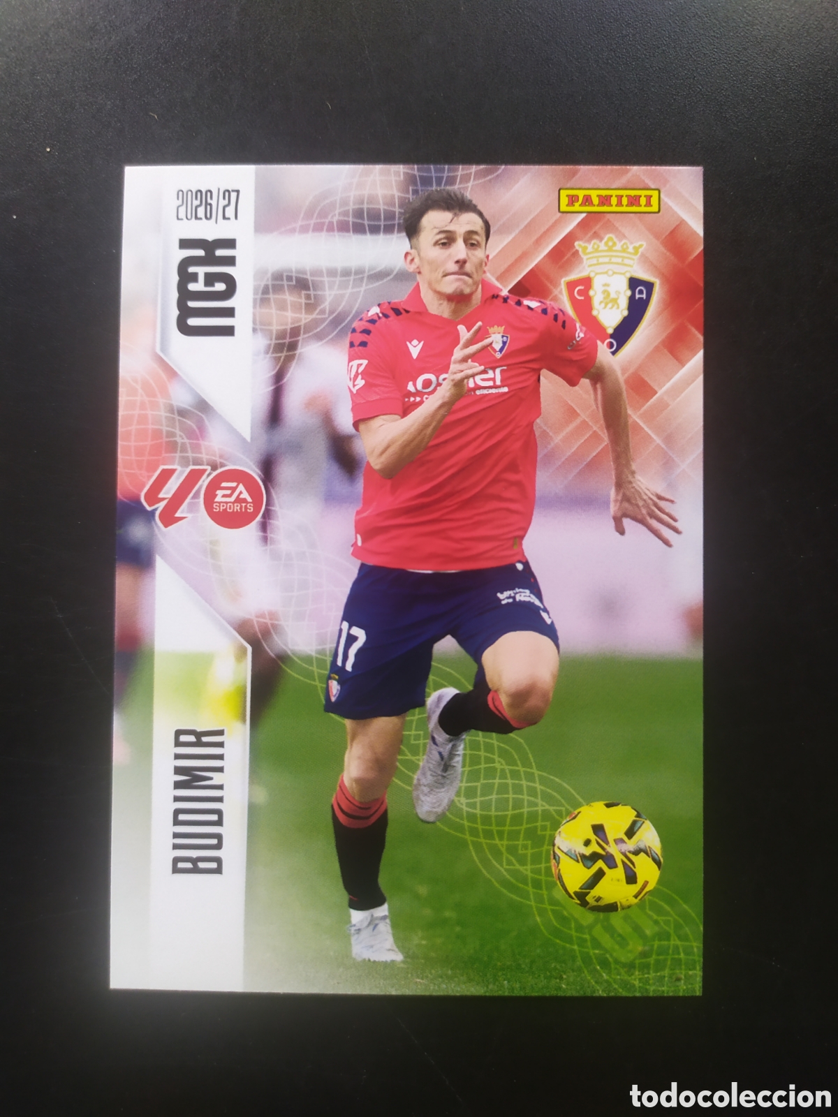 Cromos de f&uacute;tbol: Megacracks 2026 2027 26 27 panini Budimir n&deg; 270 Osasuna