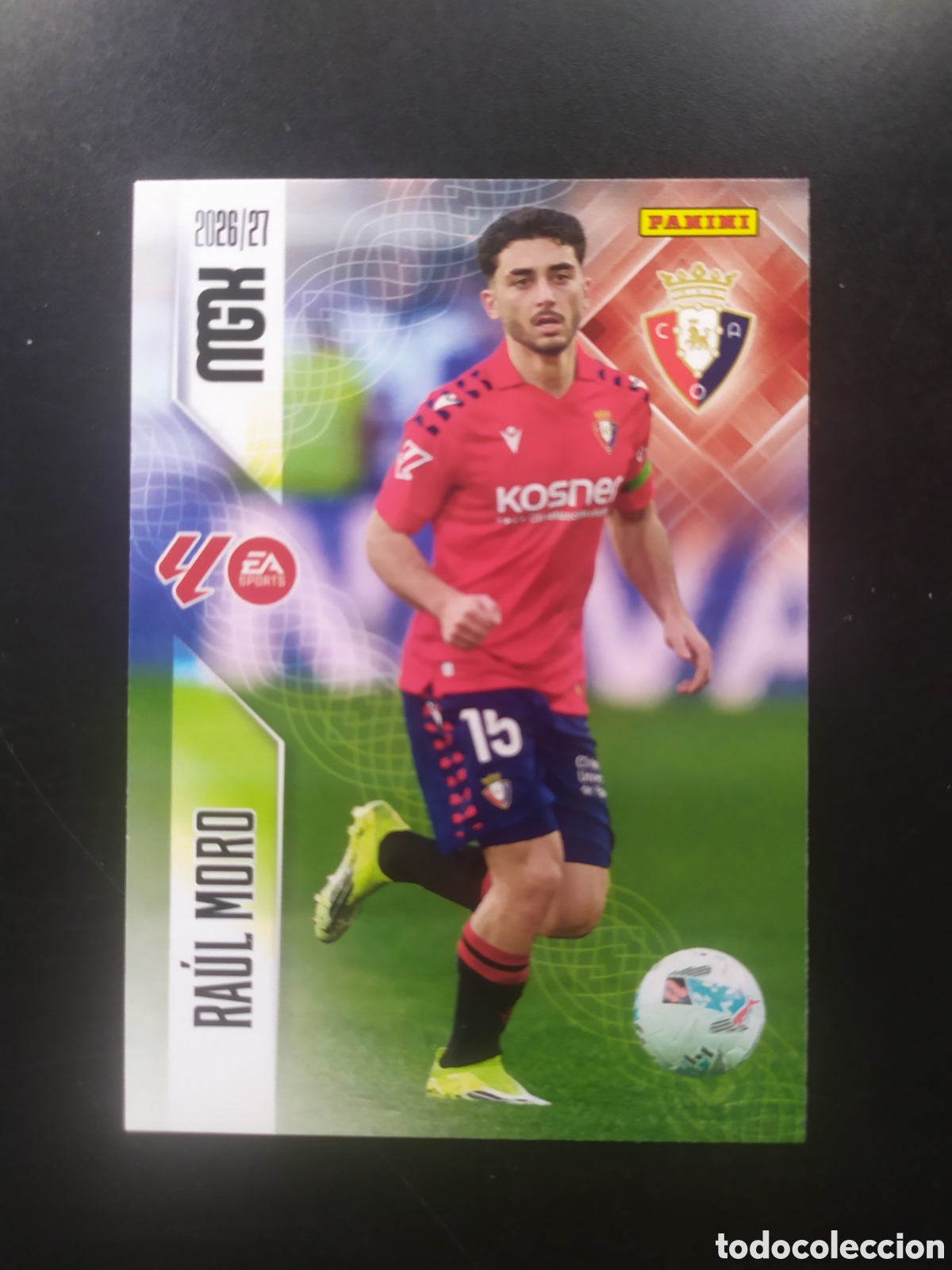 Cromos de f&uacute;tbol: Megacracks 2026 2027 26 27 panini Ra&uacute;l Moro n&deg; 267 Osasuna