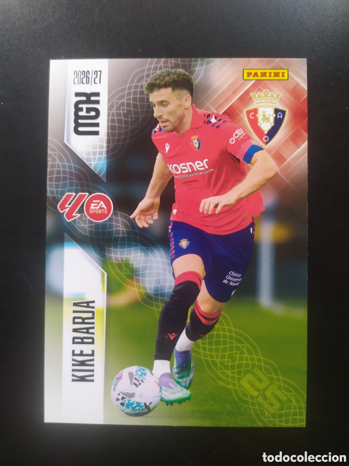 Cromos de f&uacute;tbol: Megacracks 2026 2027 26 27 panini Kike Barja n&deg; 268 Osasuna