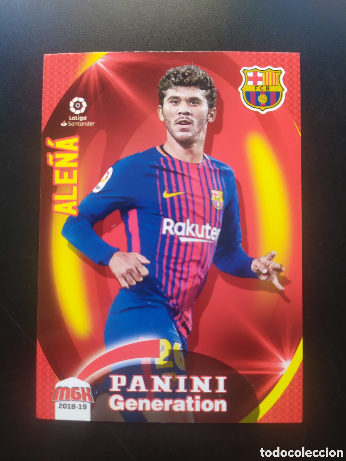 Cromos de f&uacute;tbol: Megacracks 2018 2019 18 19 panini Ale&ntilde;a generation n&ordm; 105 Barcelona
