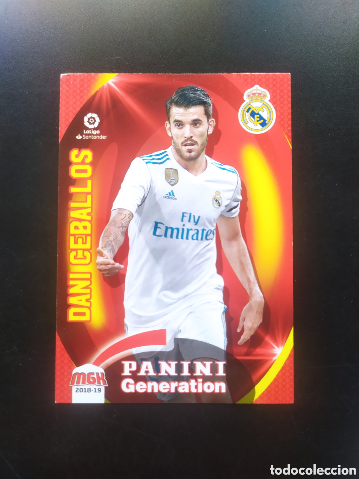 Cromos de f&uacute;tbol: Megacracks 2018 2019 18 19 panini Dani Ceballos generation n&deg; 375 Real Madrid