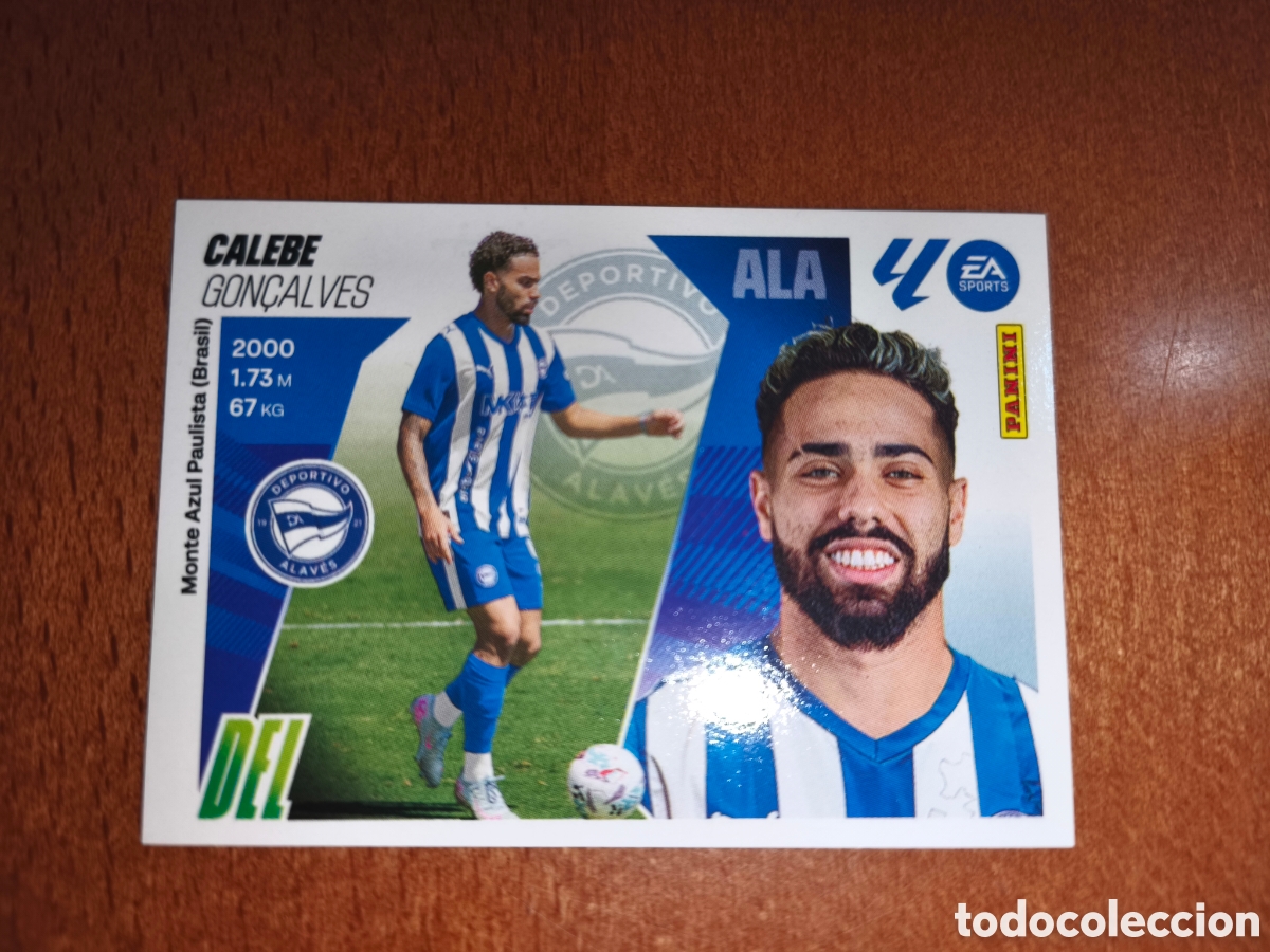 Cromos de f&uacute;tbol: Calebe n&deg;16 liga este 25/26 Deportivo Alav&eacute;s