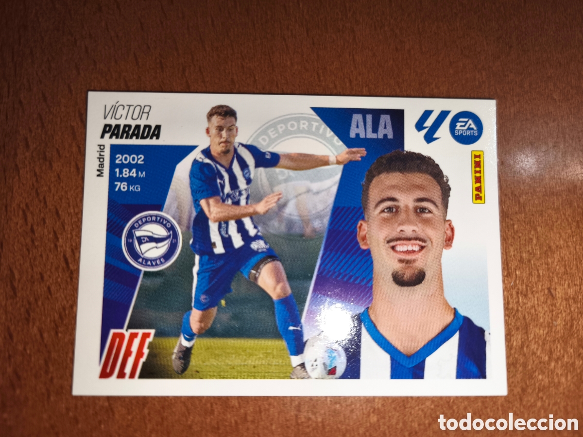Cromos de f&uacute;tbol: Parada coloca n&deg;8 Bis liga este 25/26 Deportivo Alav&eacute;s