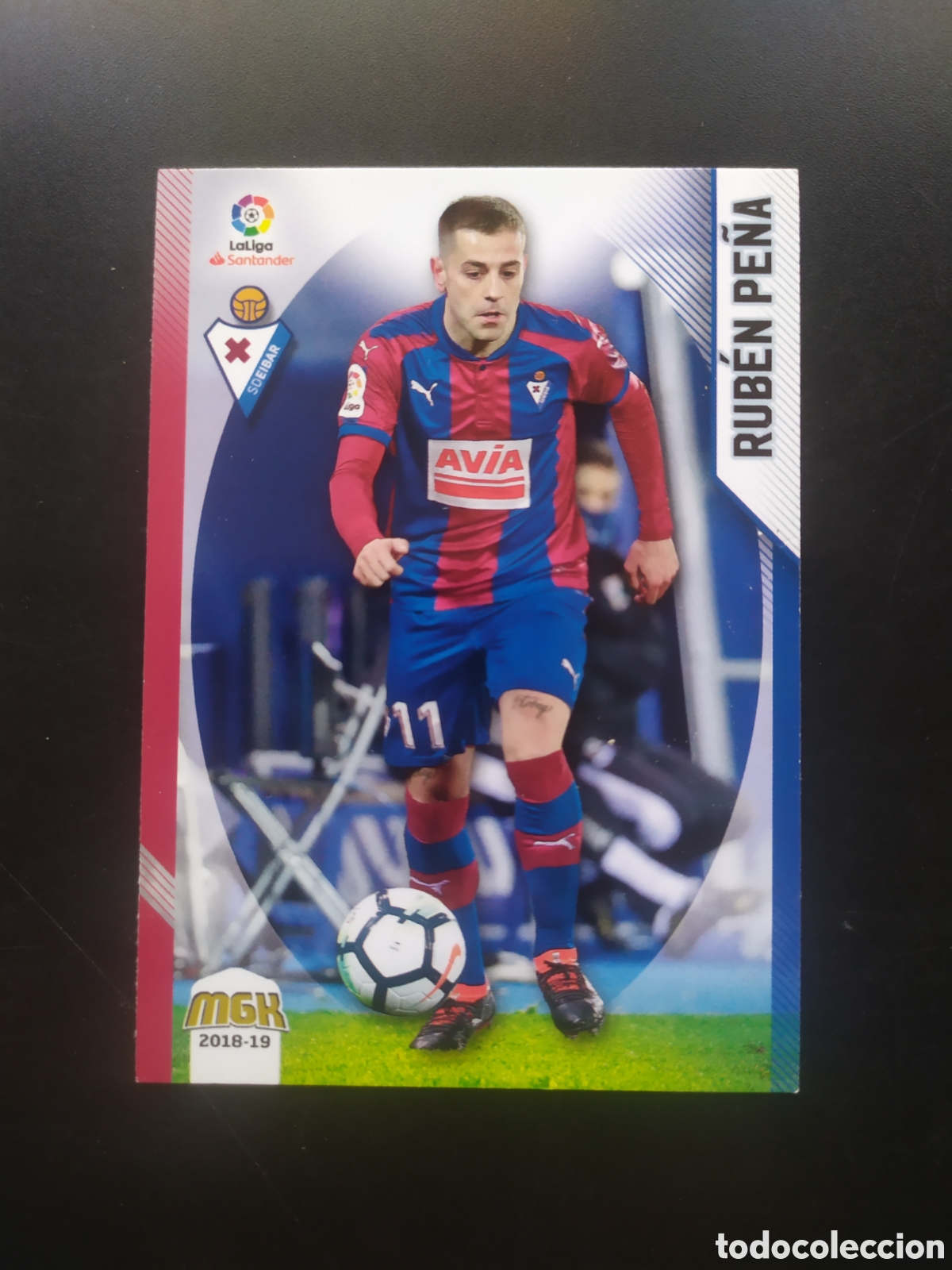 Football Stickers: Megacracks 2018 2019 18 19 panini Rub&eacute;n Pe&ntilde;a n&ordm; 166 Eibar