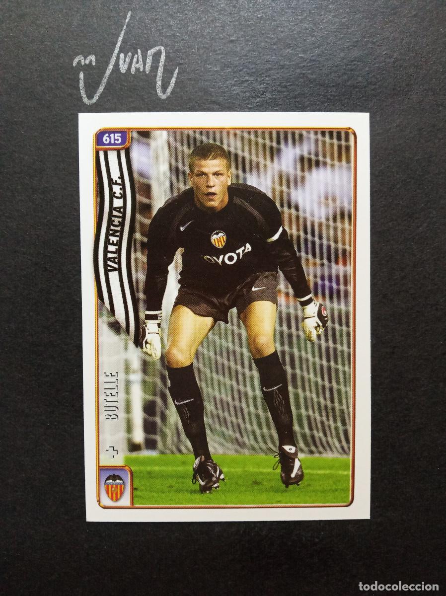 Football Stickers: N&ordm; 615 FICHAJE UH + BUTELLE VALENCIA CF FRANCIA ⚽ MUNDICROMO &reg; FICHA LIGA 2004 2005 04 05