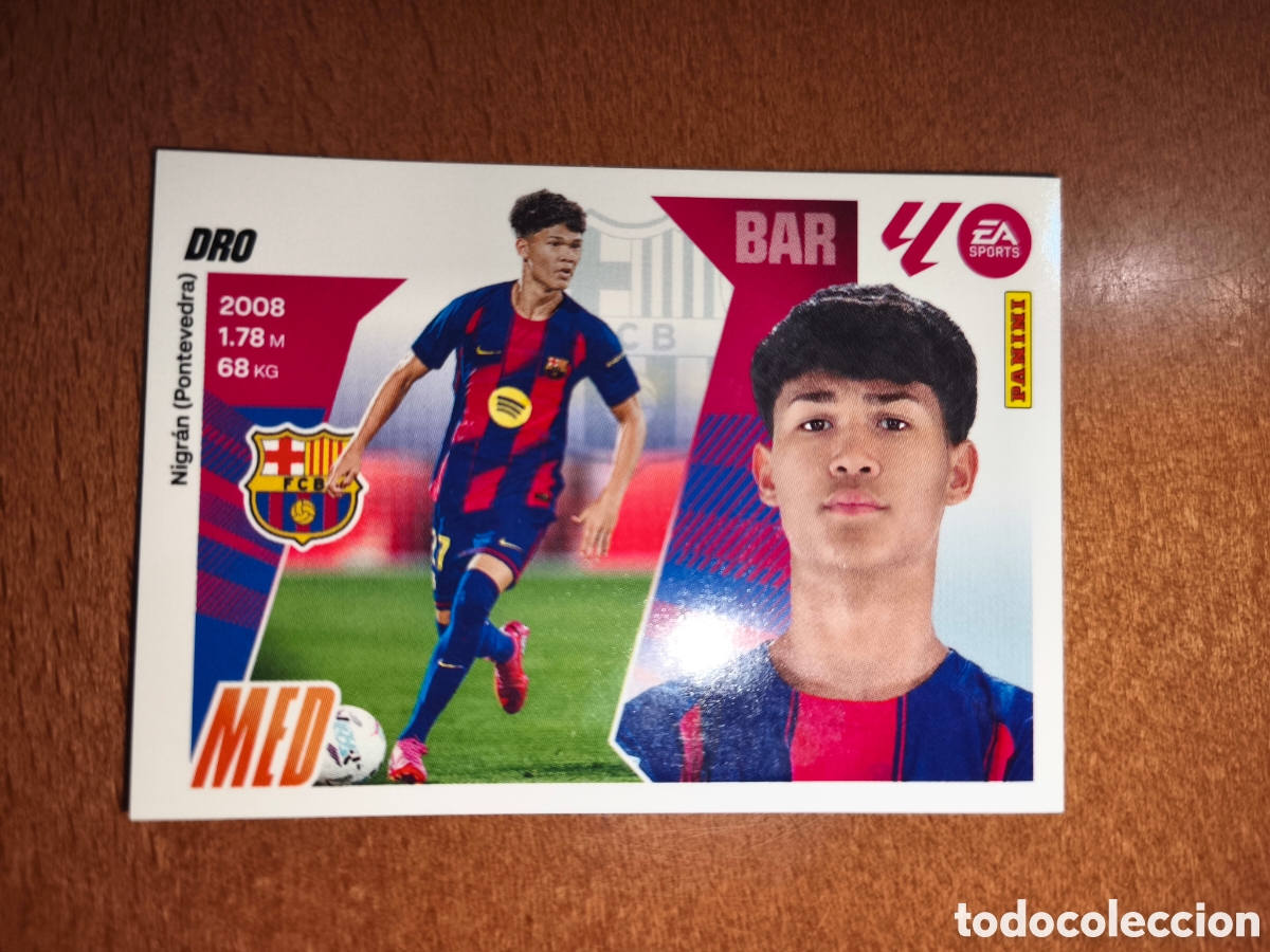 Cromos de f&uacute;tbol: Dro coloca n&deg;13 Bis liga este 25/26 Barcelona
