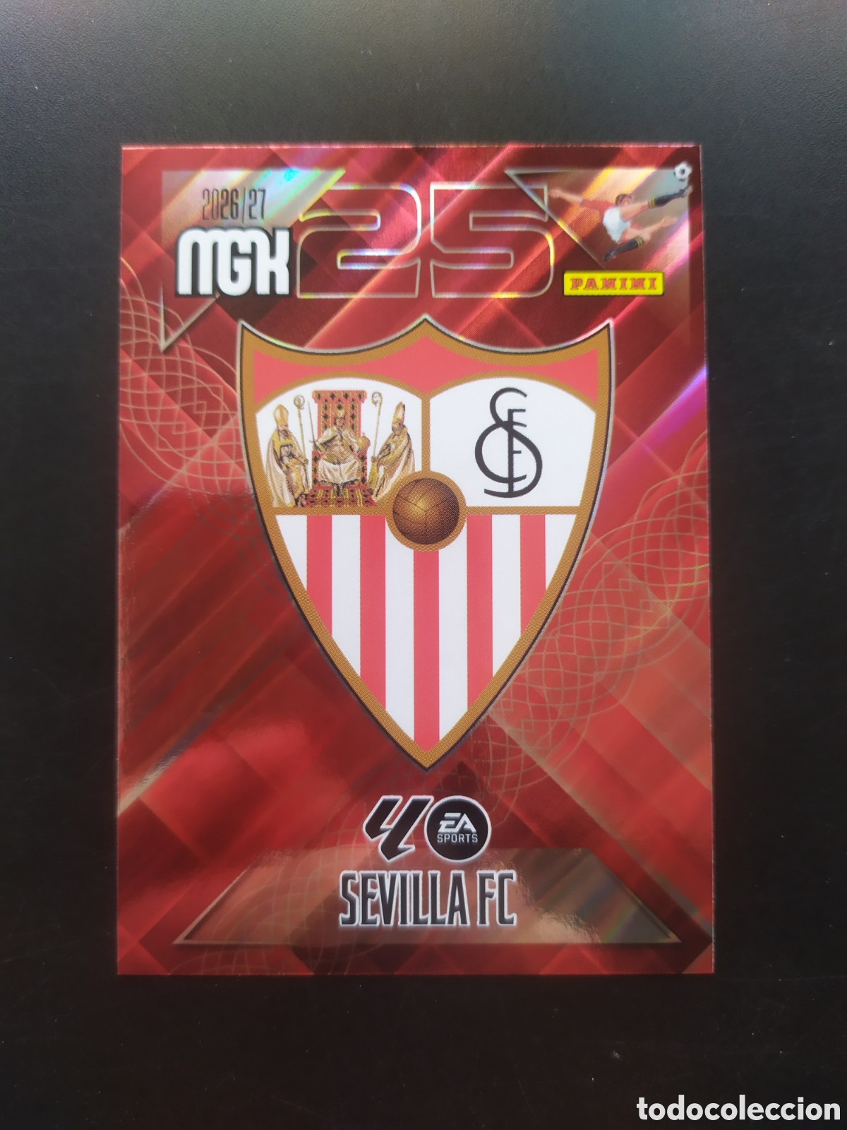 Cromos de f&uacute;tbol: Megacracks 2026 2027 26 27 panini escudo n&deg; 325 Sevilla